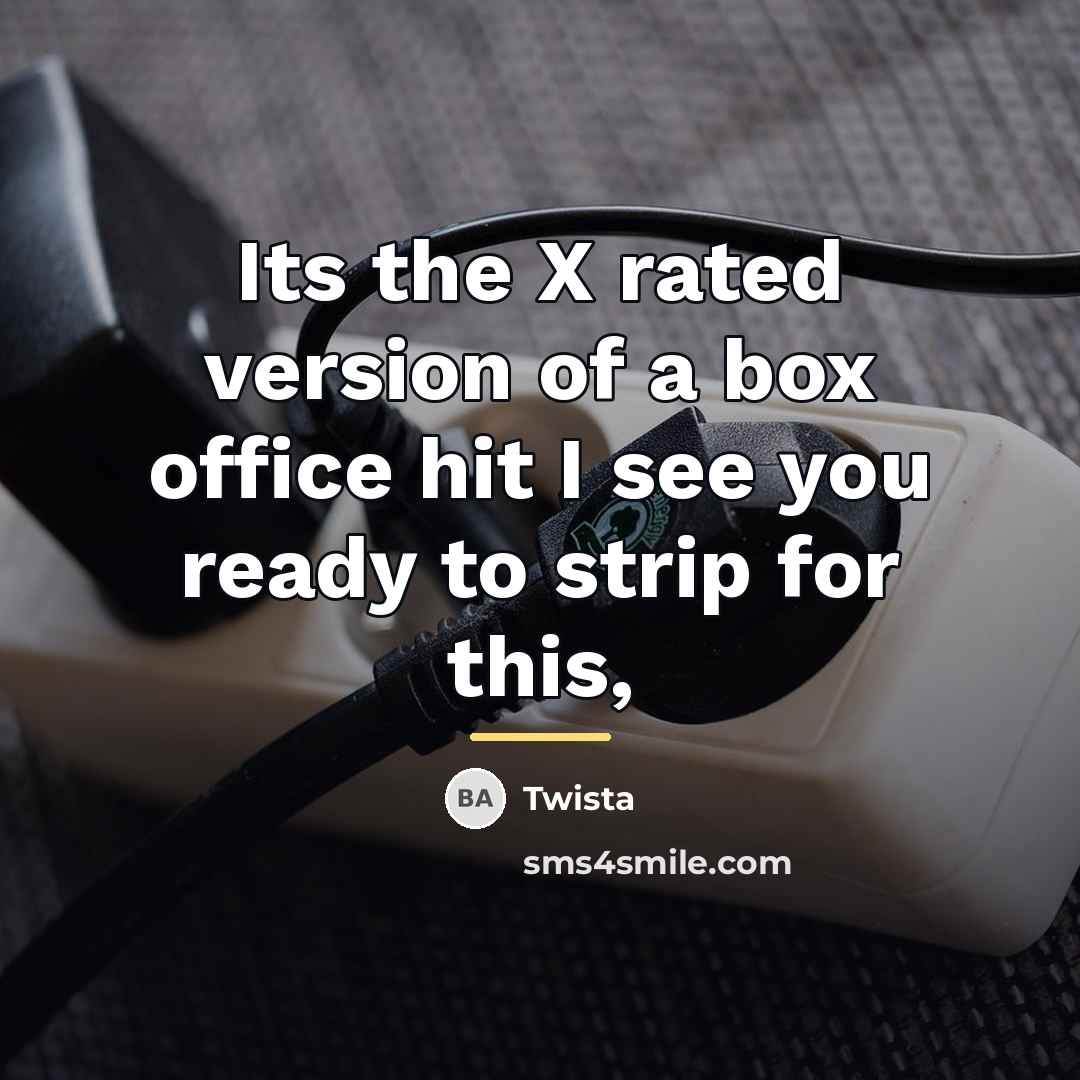 “Its the X rated version of a box office hit…” quote by Twista
