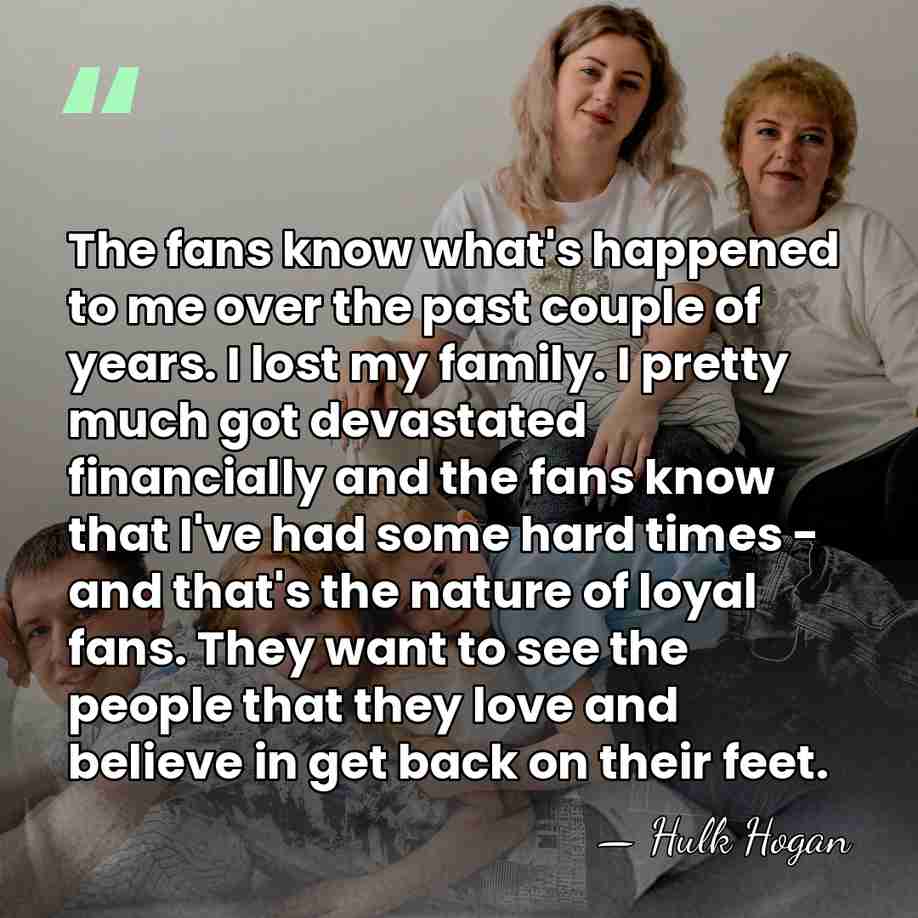 The fans know what's happened to me over the past couple of&hellip; - Hulk Hogan