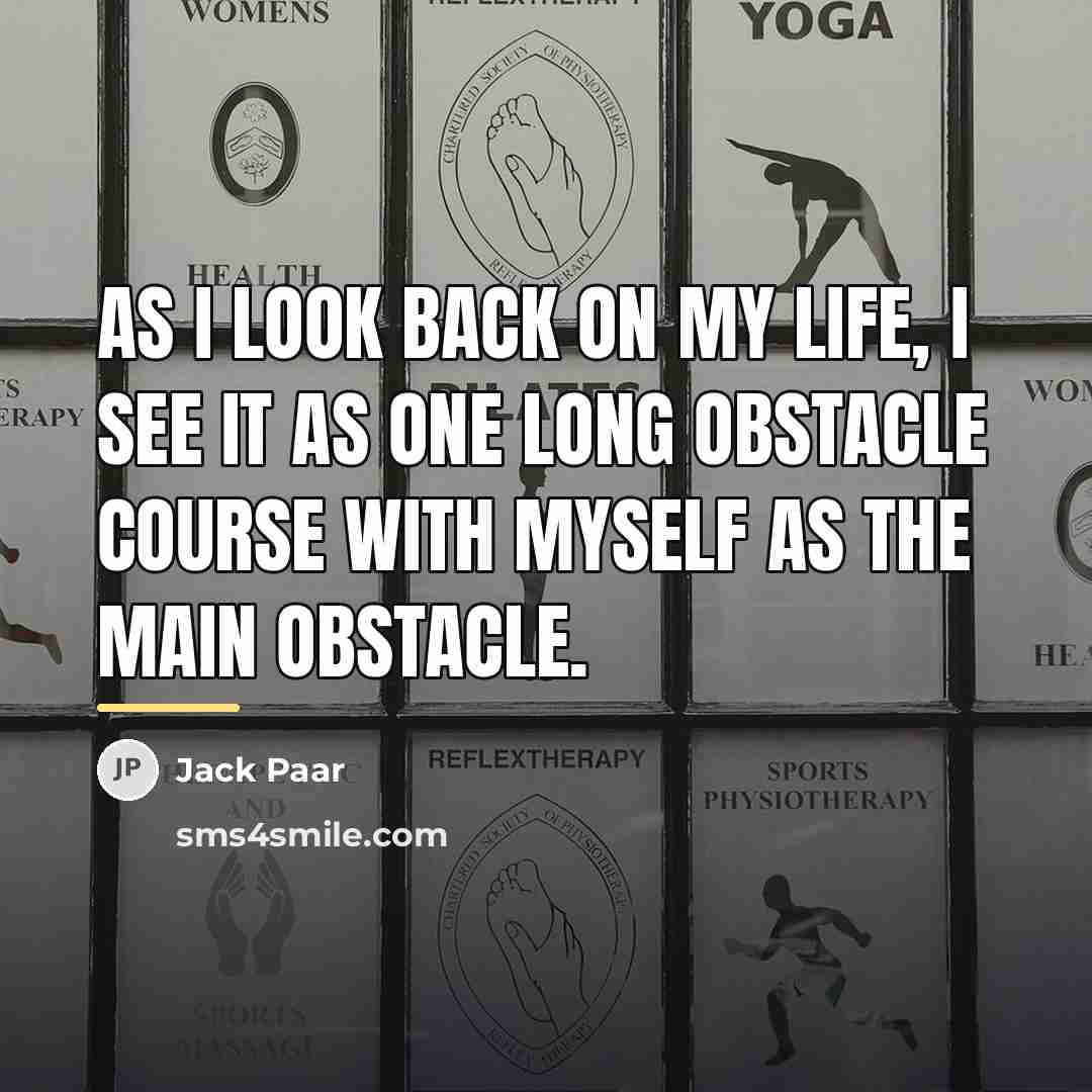 “As I look back on my life, I see it…” quote by Jack Paar