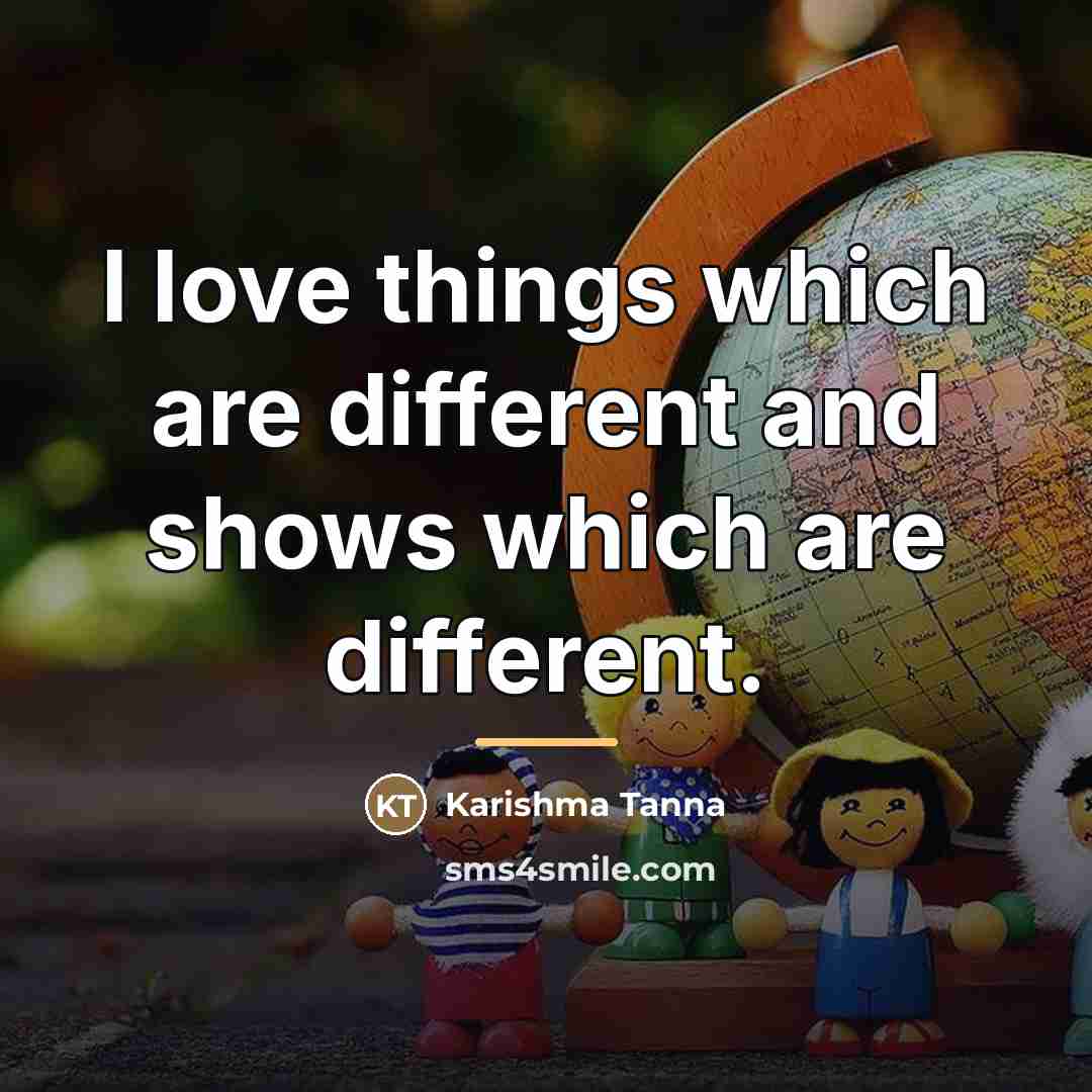 “I love things which are different and shows which are…” quote by Karishma Tanna