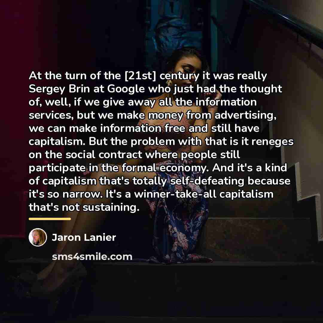“At the turn of the [21st] century it was really…” quote by Jaron Lanier