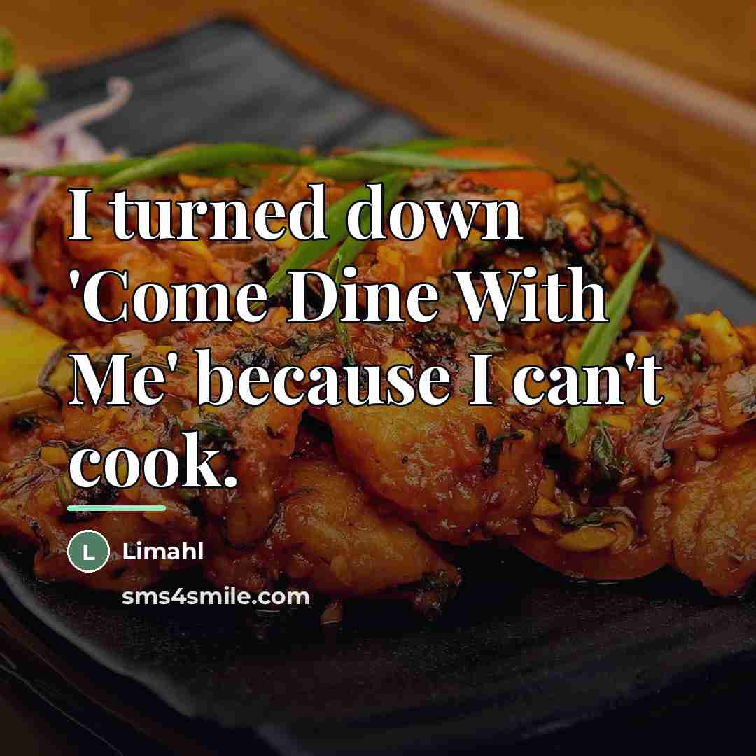 “I turned down 'Come Dine With Me' because I can't…” quote by Limahl
