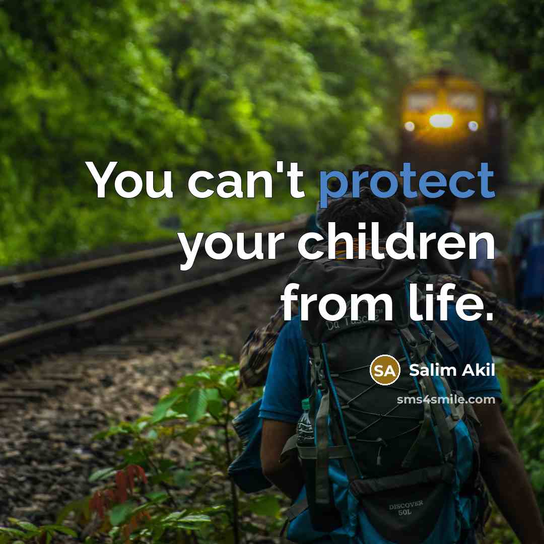 “You can't protect your children from life.…” quote by Salim Akil