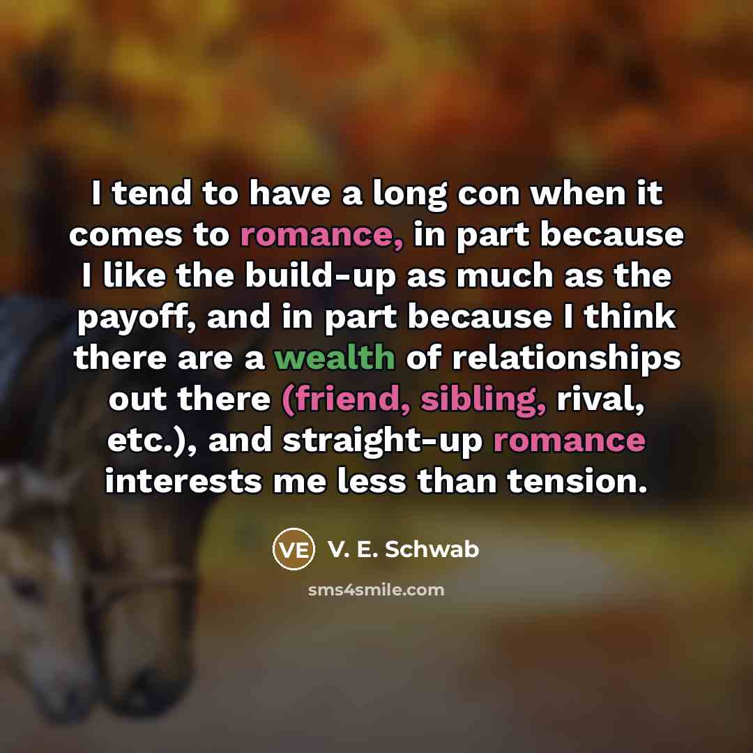 “I tend to have a long con when it comes…” quote by V. E. Schwab