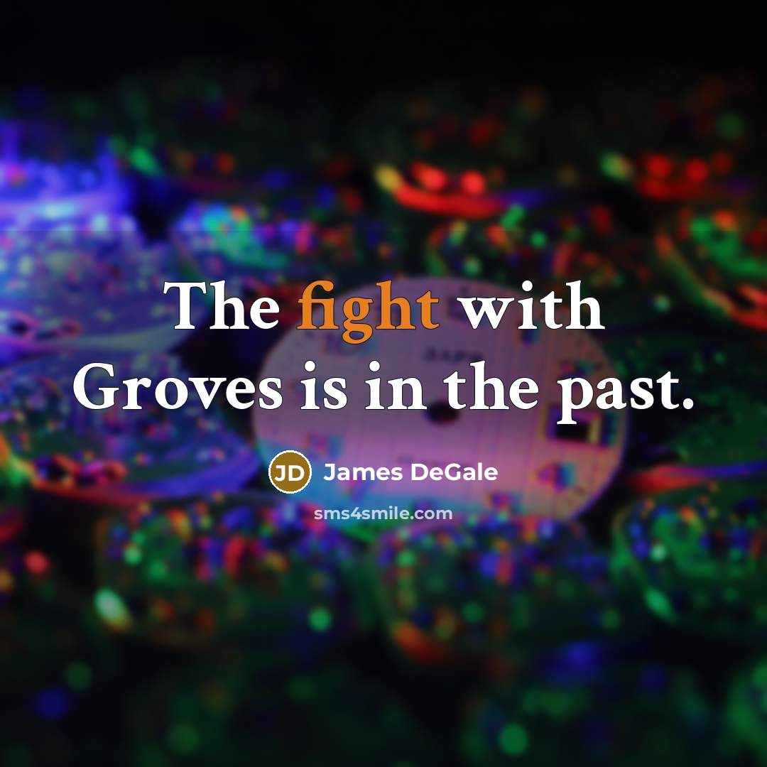 “The fight with Groves is in the past.…” quote by James DeGale