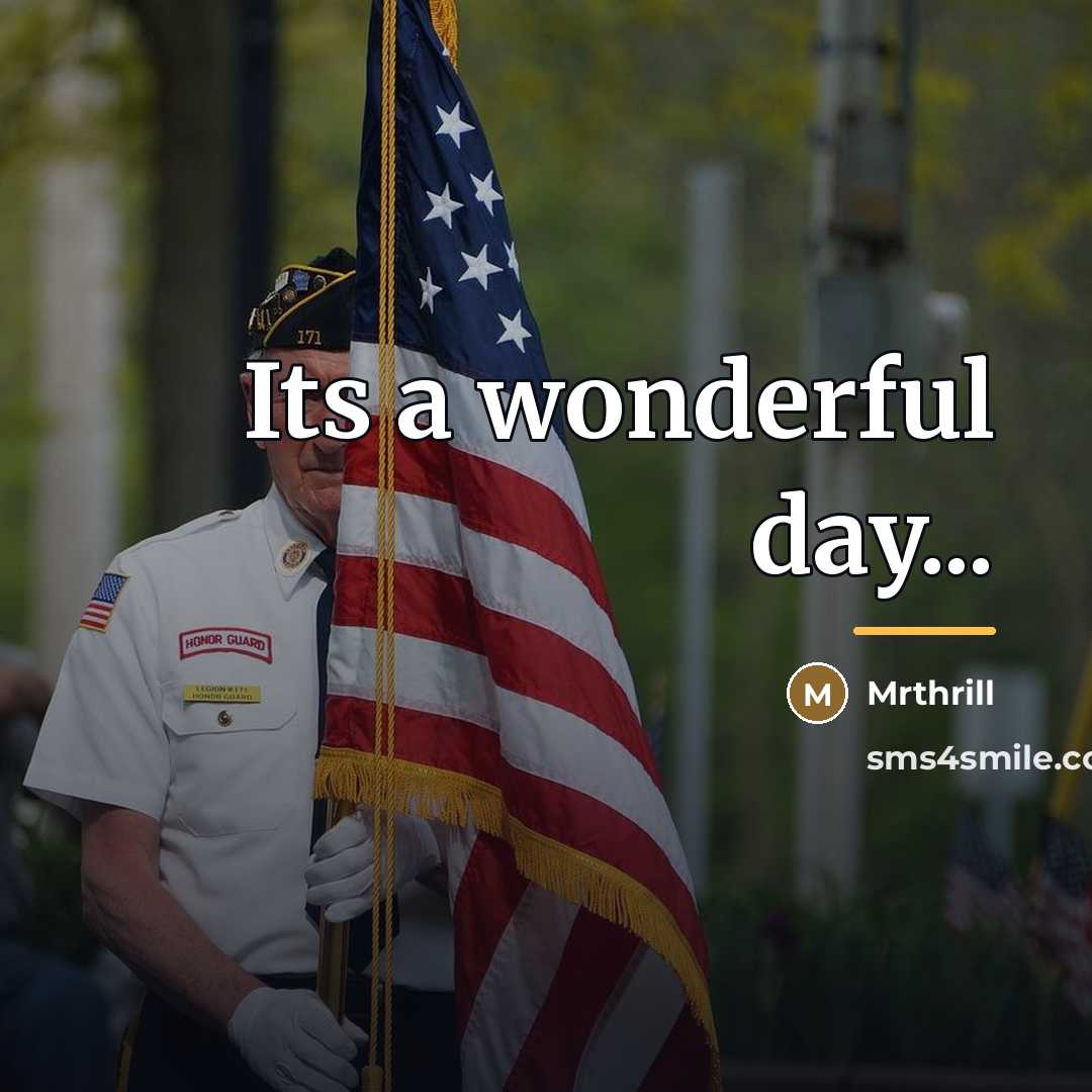 “Its a wonderful day...…” quote by Mrthrill