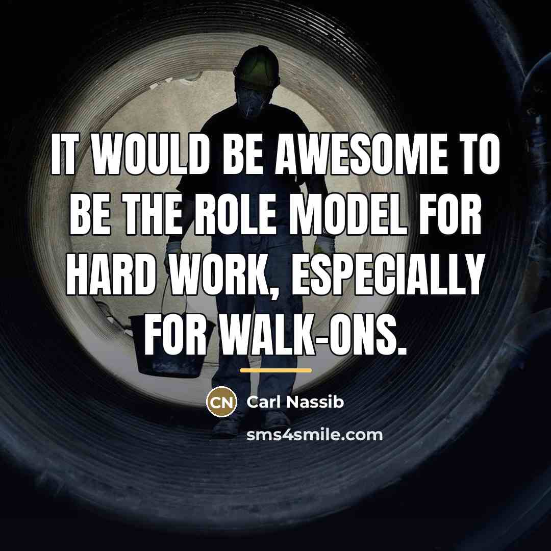 “It would be awesome to be the role model for…” quote by Carl Nassib
