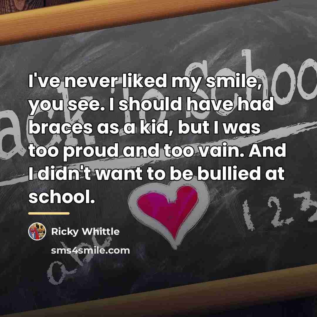 “I've never liked my smile, you see. I should have…” quote by Ricky Whittle