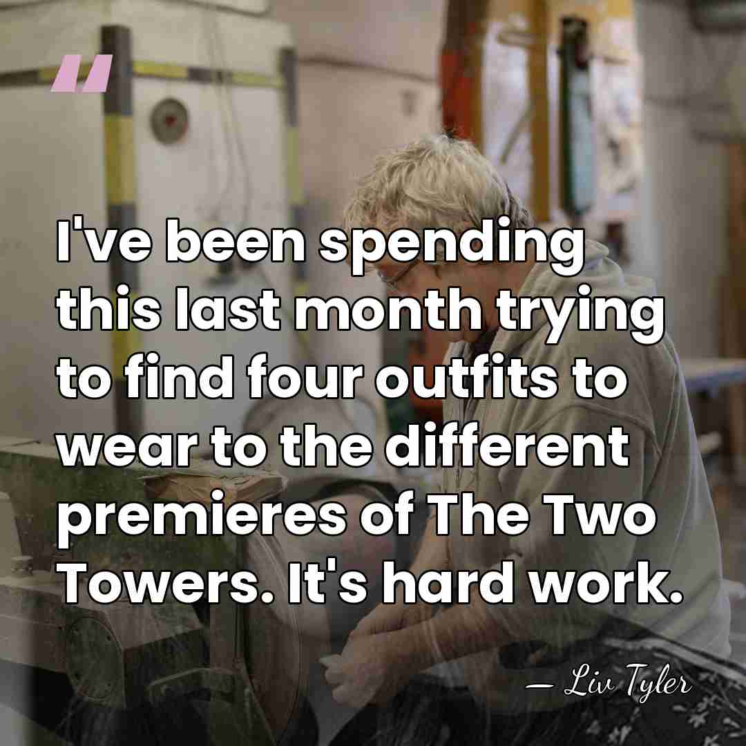 I've been spending this last month trying to find four outfits to&hellip; - Liv Tyler