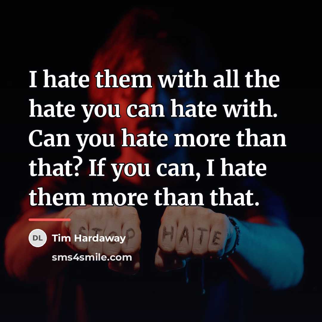 “I hate them with all the hate you can hate…” quote by Tim Hardaway
