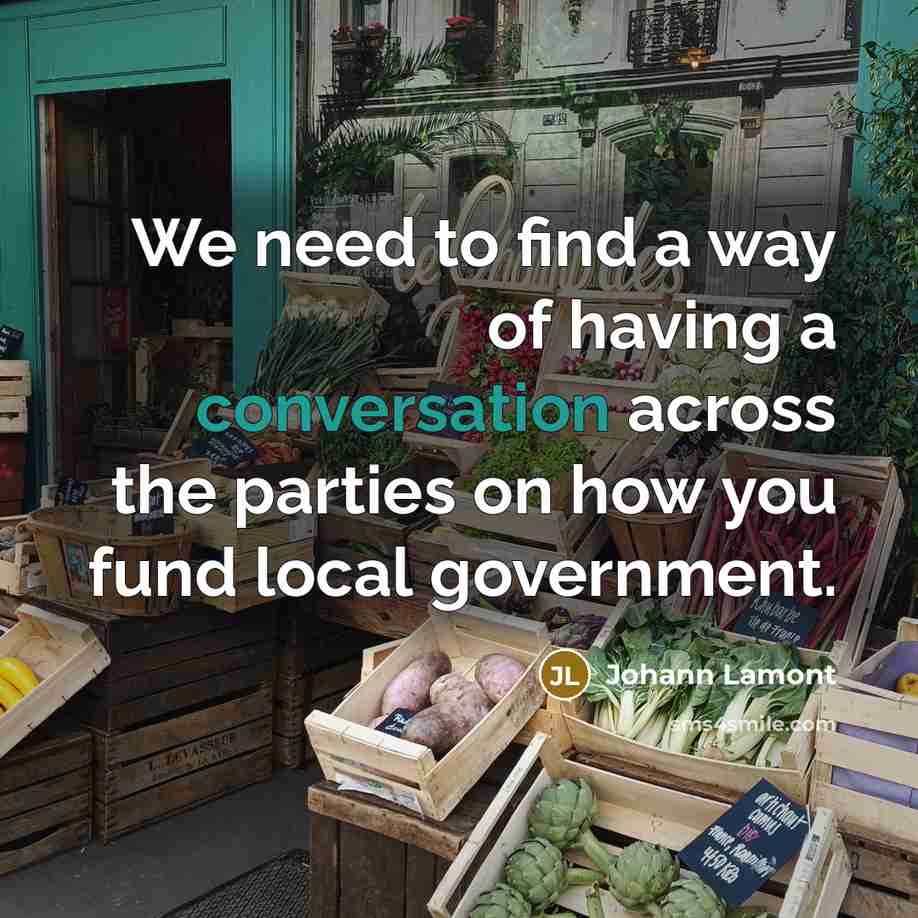 “We need to find a way of having a conversation…” quote by Johann Lamont