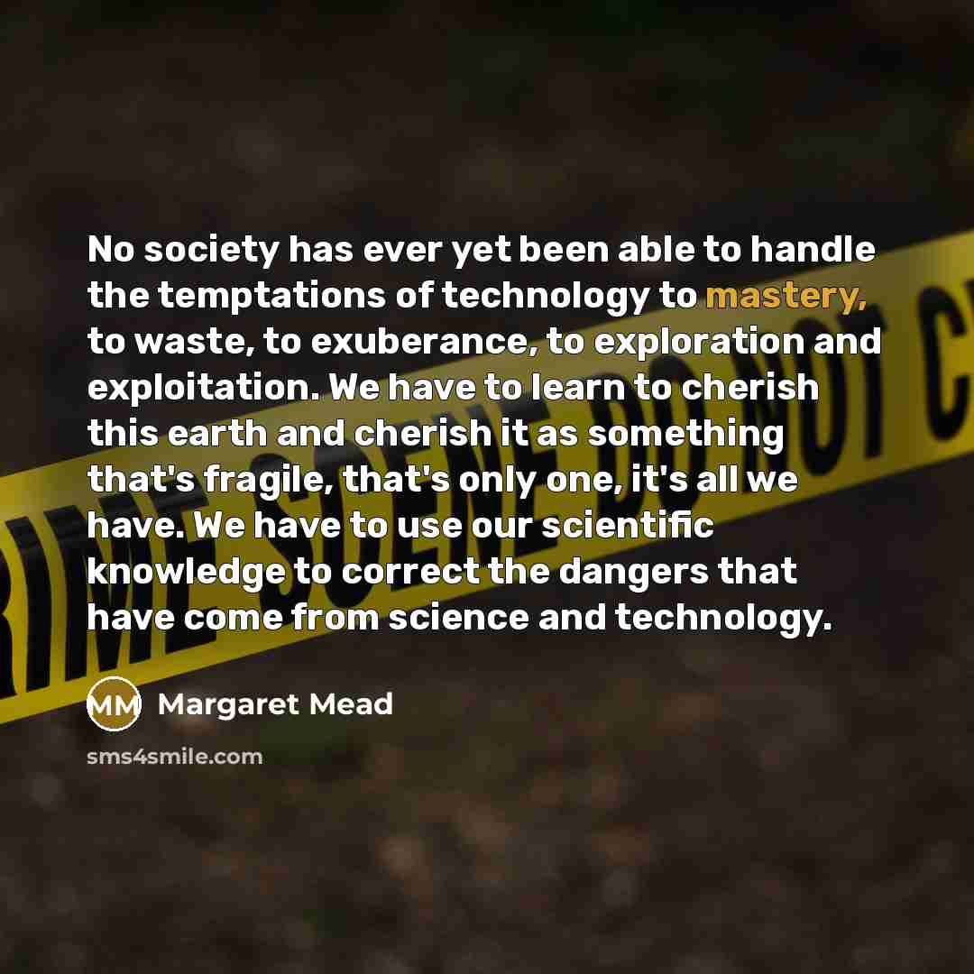 “No society has ever yet been able to handle the…” quote by Margaret Mead