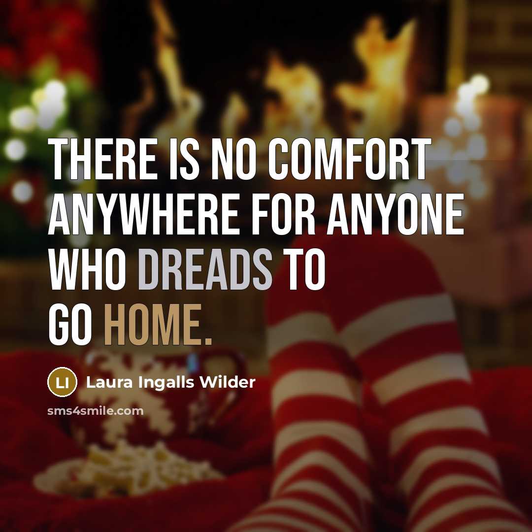 “There is no comfort anywhere for anyone who dreads to…” quote by Laura Ingalls Wilder