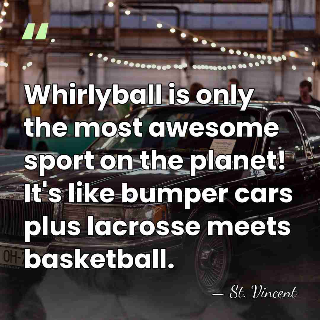 Whirlyball is only the most awesome sport on the planet! It's like&hellip; - St. Vincent