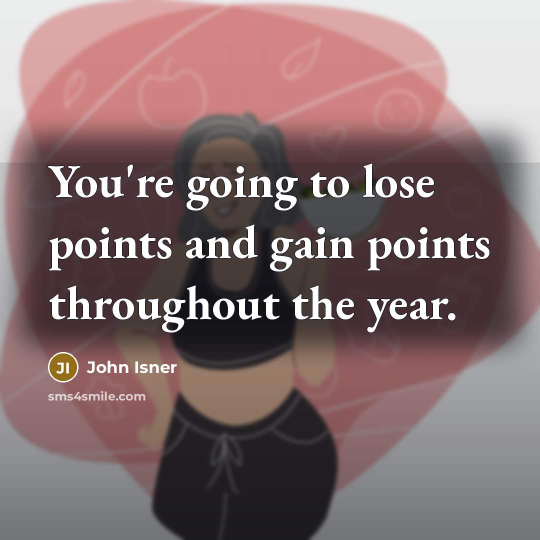 “You're going to lose points and gain points throughout the year.” quote by John Isner