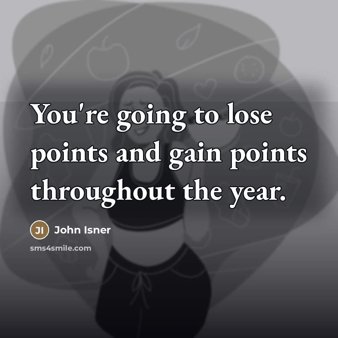 “You're going to lose points and gain points throughout the…” quote by John Isner