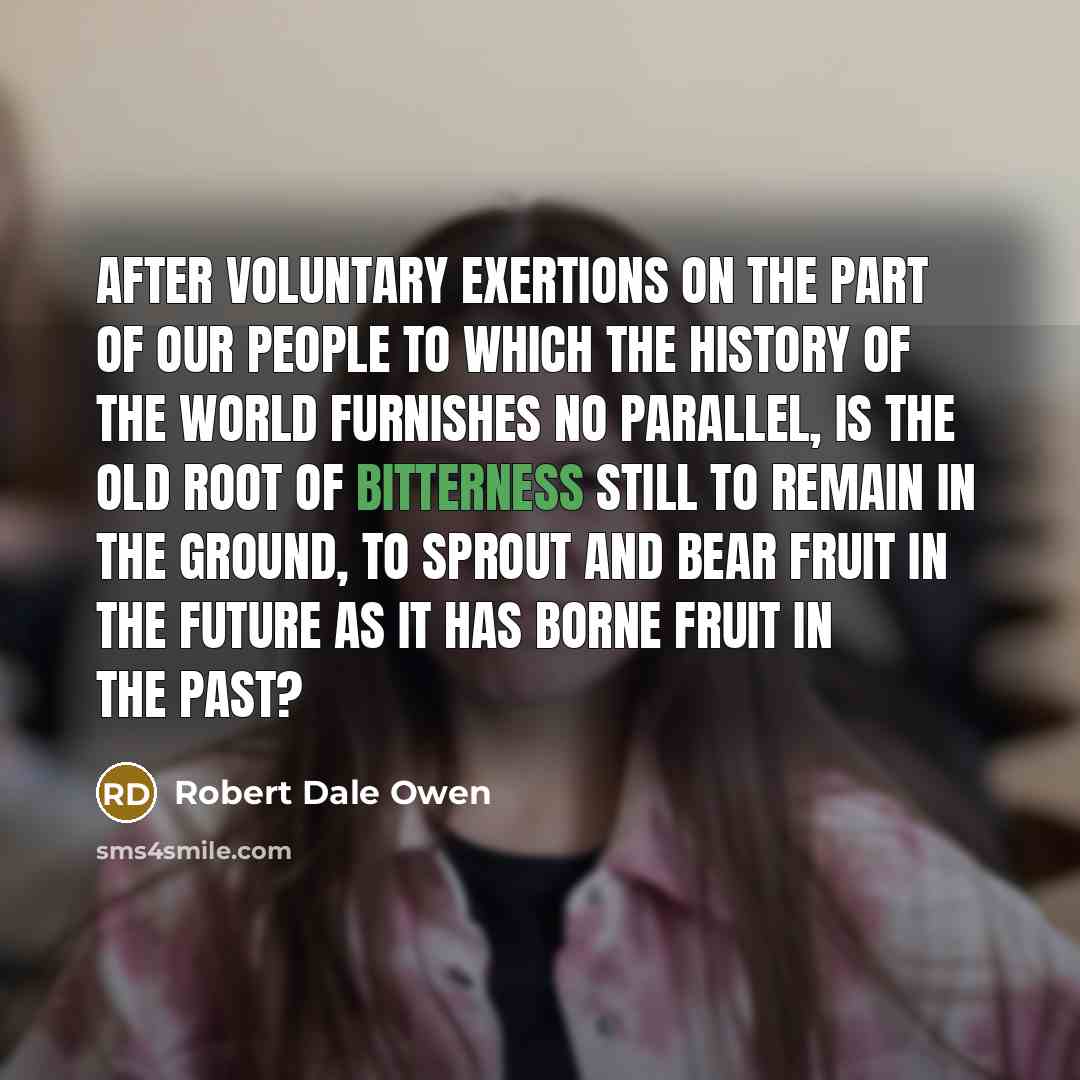 “After voluntary exertions on the part of our people to…” quote by Robert Dale Owen