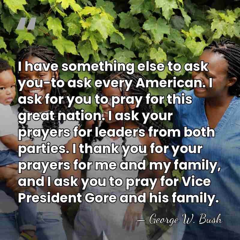 I have something else to ask you-to ask every American. I ask&hellip; - George W. Bush