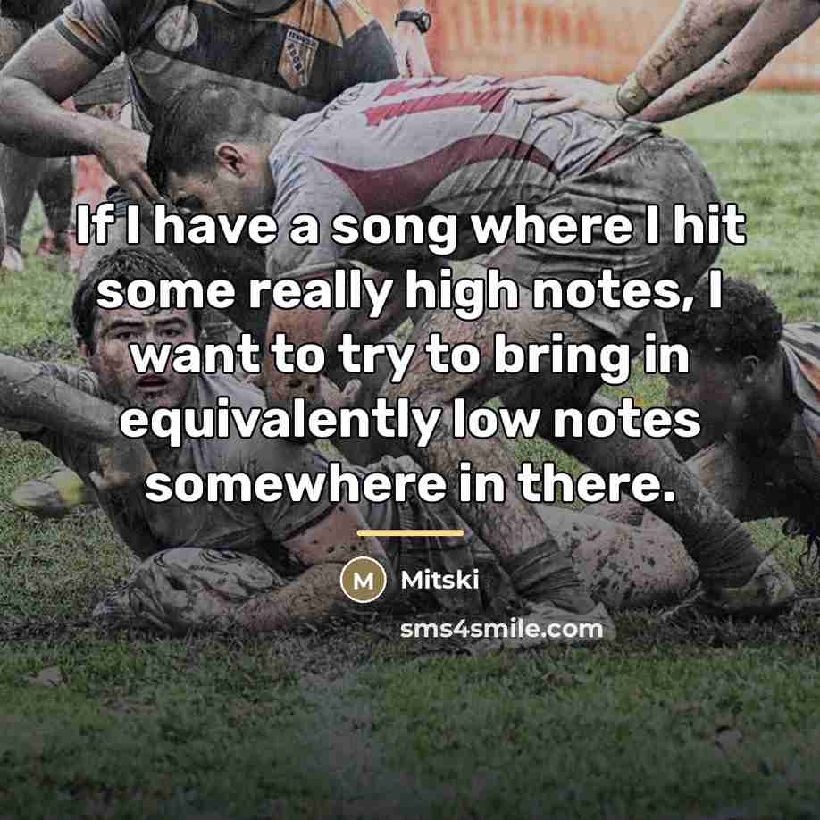 “If I have a song where I hit some really…” quote by Mitski