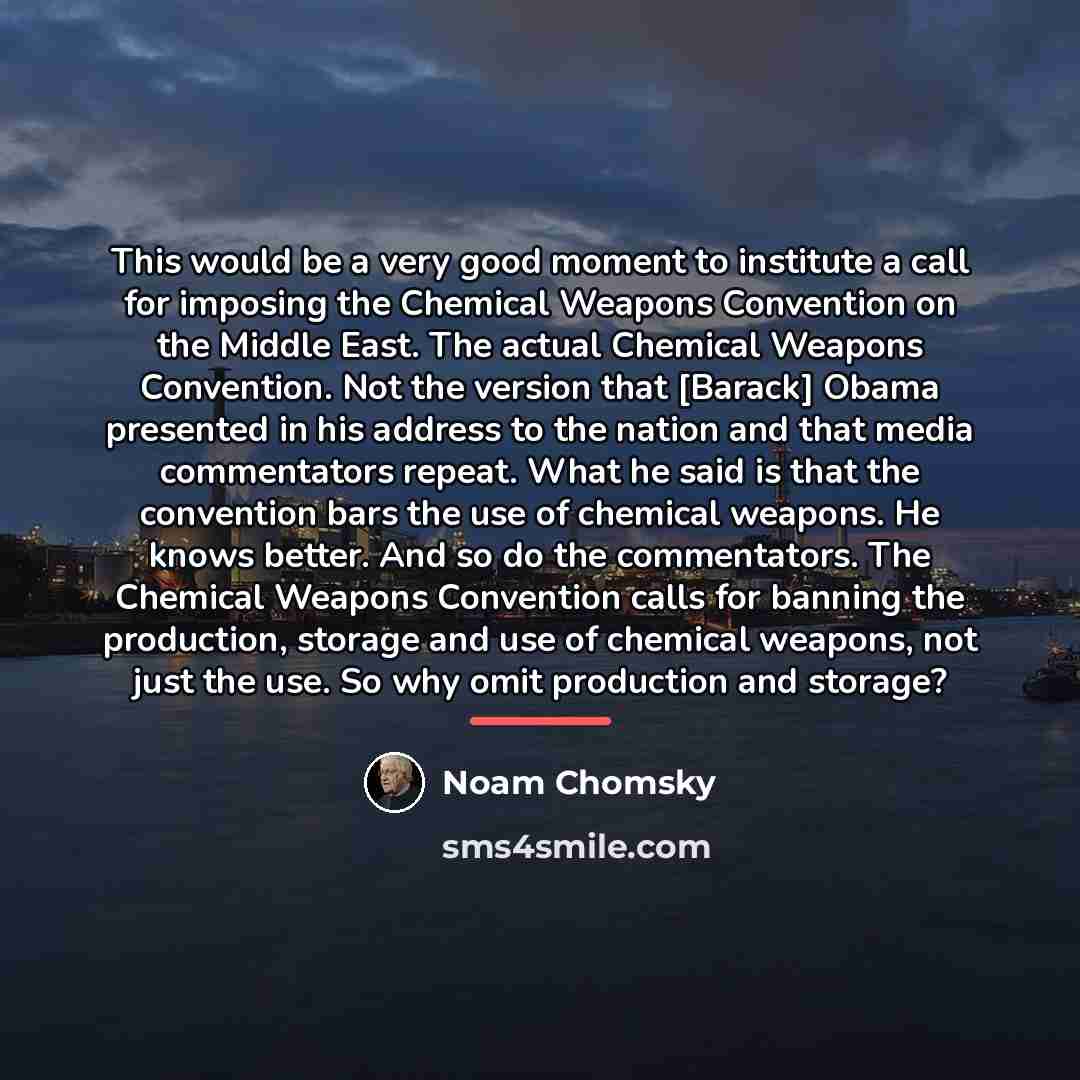 “This would be a very good moment to institute a…” quote by Noam Chomsky