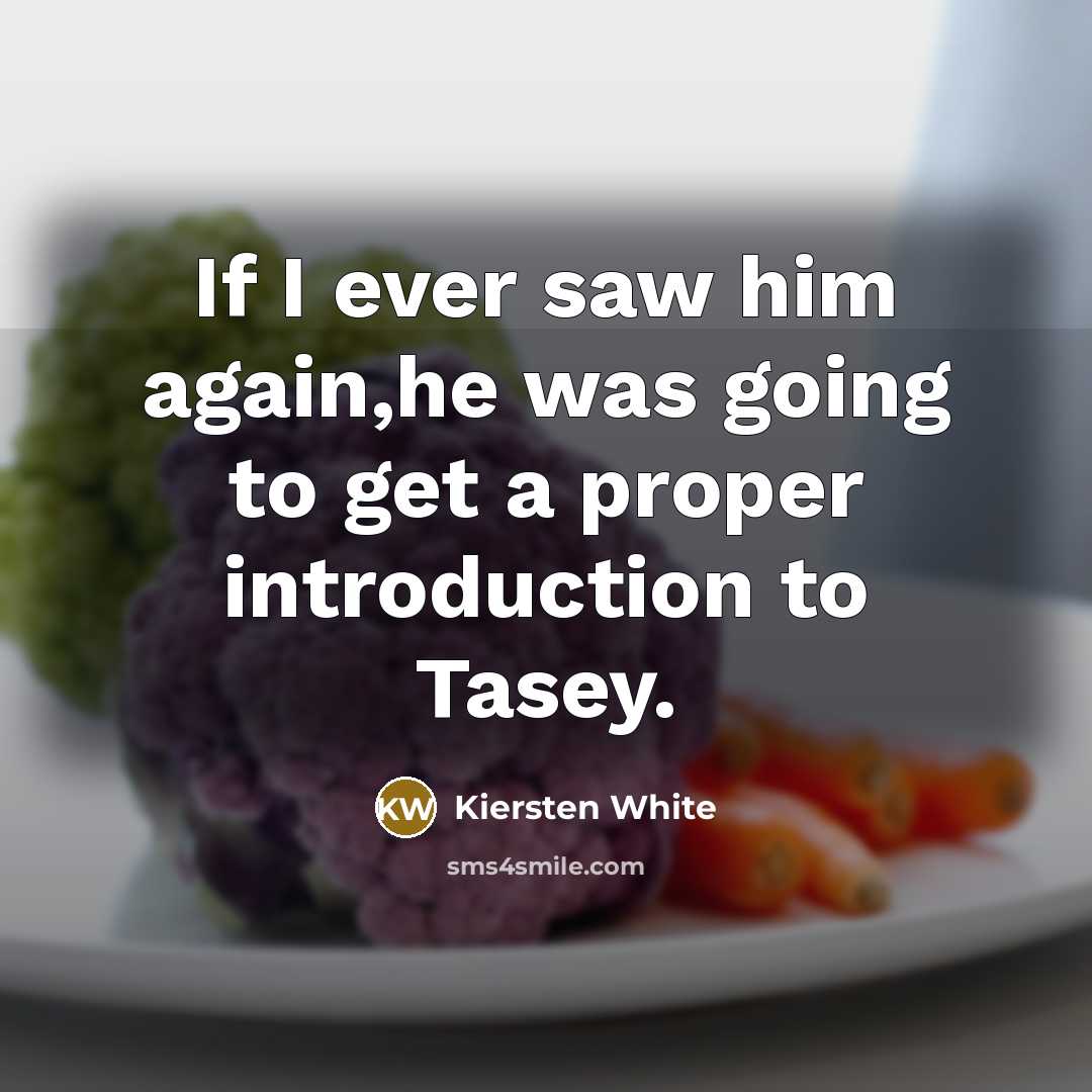 “If I ever saw him again,he was going to get…” quote by Kiersten White