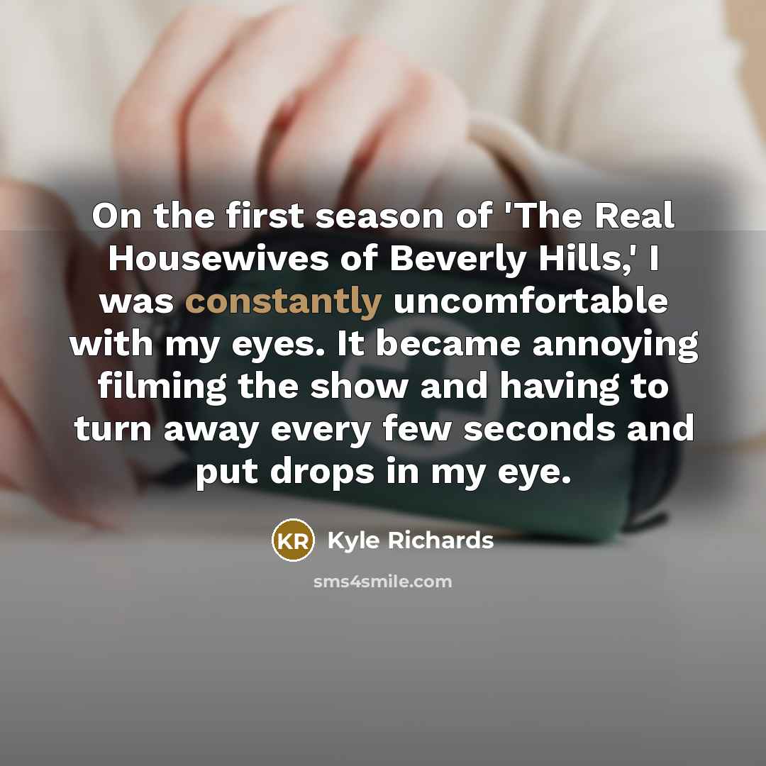 “On the first season of 'The Real Housewives of Beverly…” quote by Kyle Richards