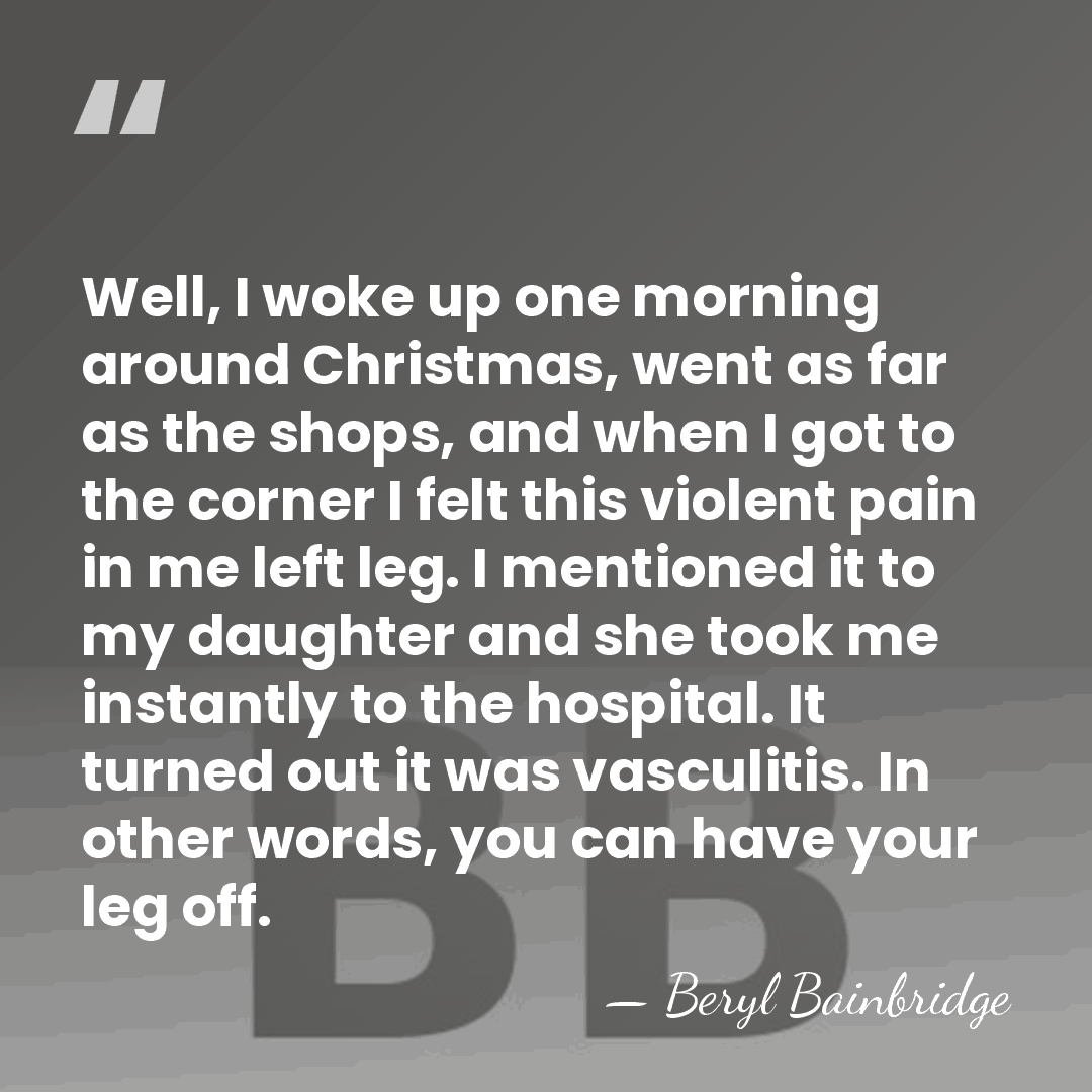 Well, I woke up one morning around Christmas, went as far as&hellip; - Beryl Bainbridge