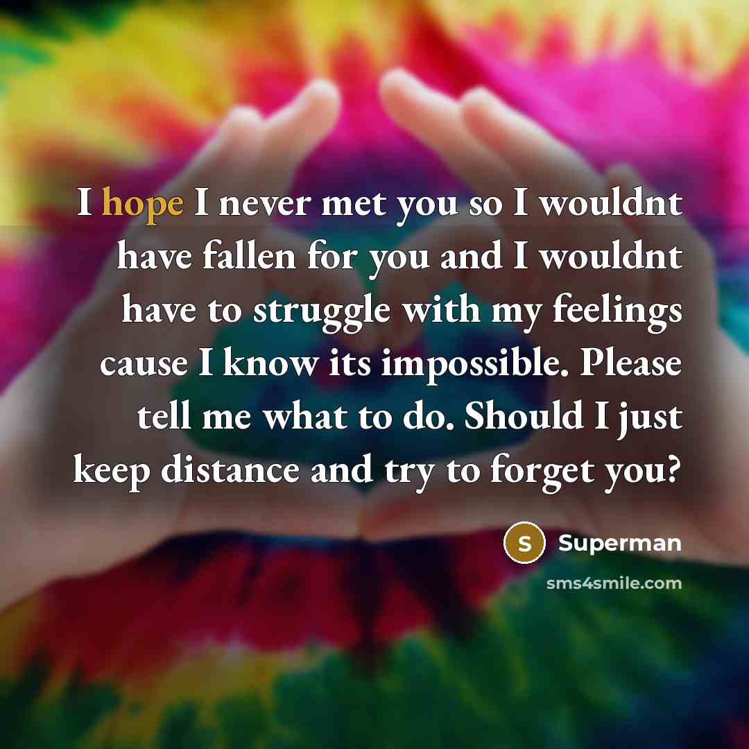 “I hope I never met you so I wouldnt have…” quote by Superman