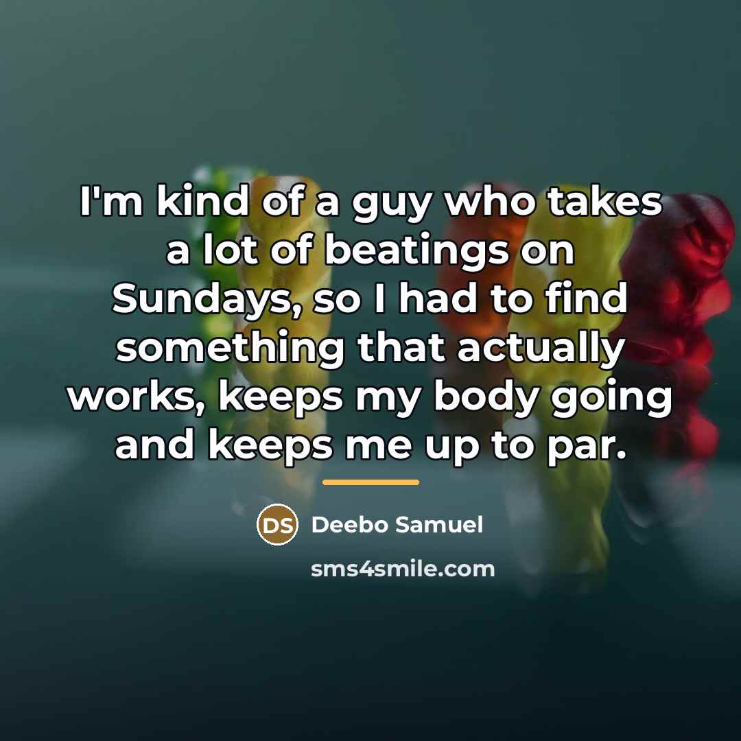 “I'm kind of a guy who takes a lot of…” quote by Deebo Samuel