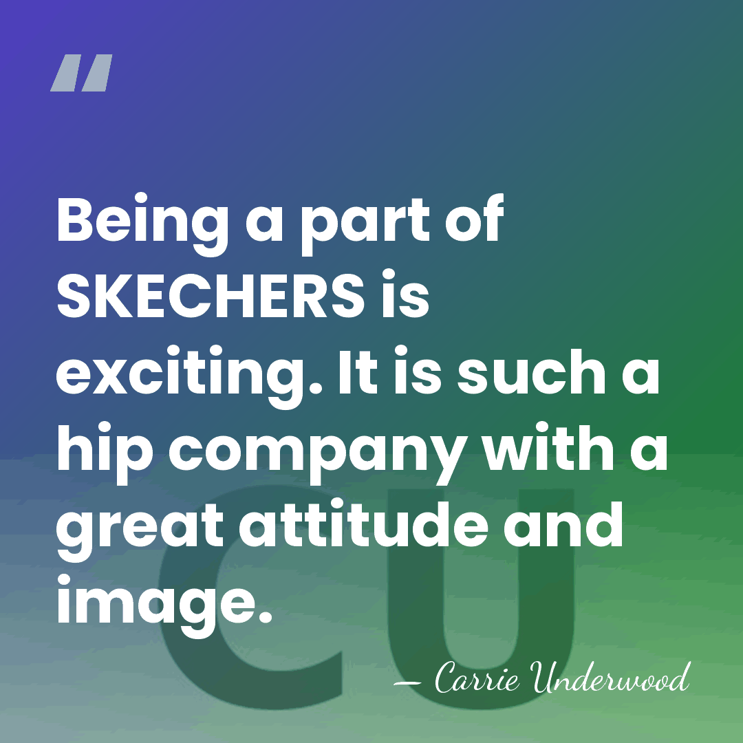 Being a part of SKECHERS is exciting. It is such a hip&hellip; - Carrie Underwood