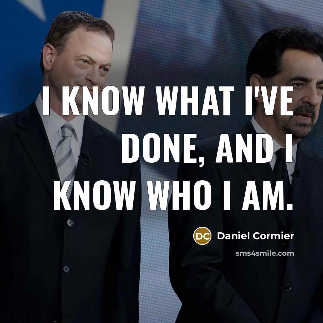 “I know what I've done, and I know who I…” quote by Daniel Cormier