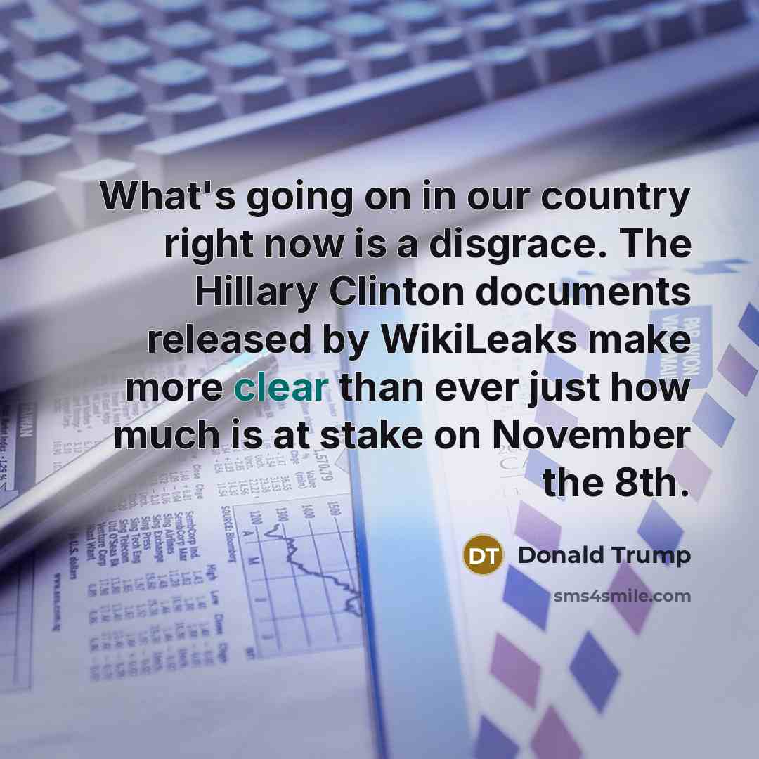 “What's going on in our country right now is a…” quote by Donald Trump