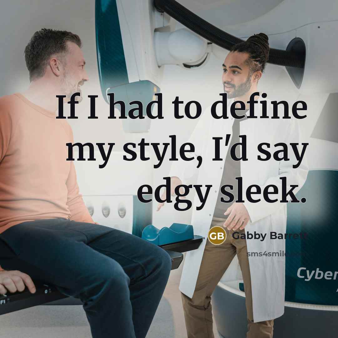 “If I had to define my style, I'd say edgy…” quote by Gabby Barrett