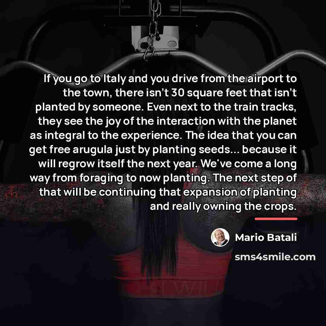 “If you go to Italy and you drive from the…” quote by Mario Batali