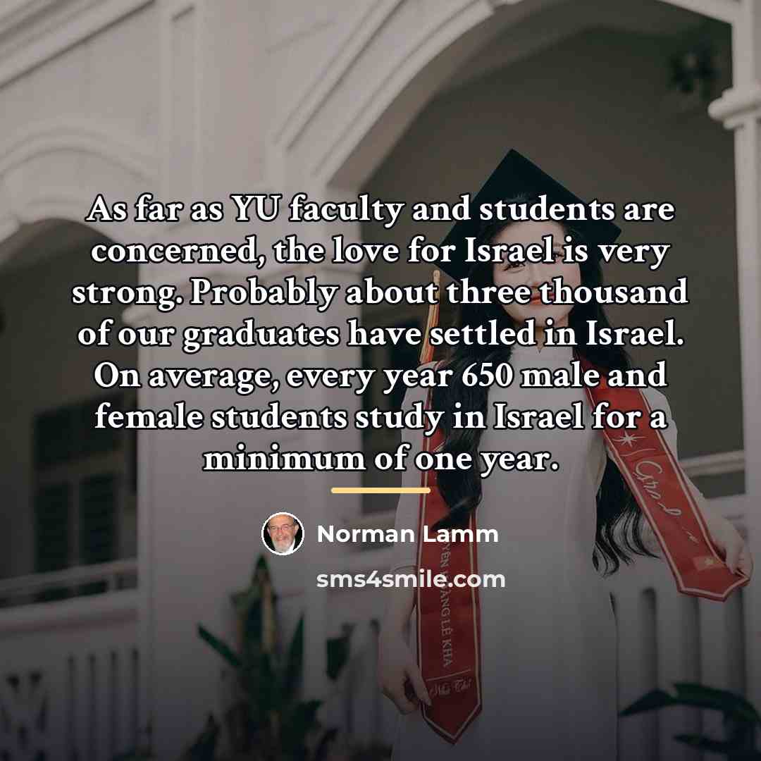 “As far as YU faculty and students are concerned, the…” quote by Norman Lamm