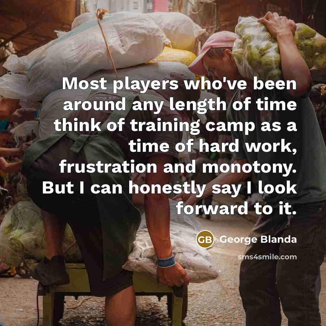 “Most players who've been around any length of time think…” quote by George Blanda
