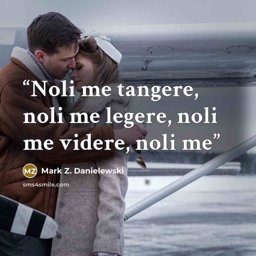 “Noli me tangere, noli me legere, noli me videre, noli me” quote by Mark Z. Danielewski