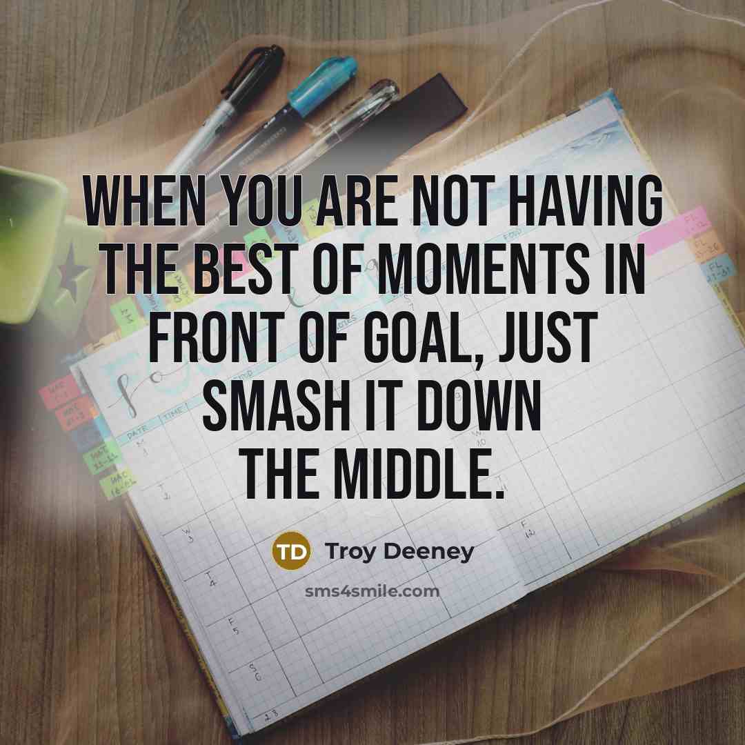“When you are not having the best of moments in…” quote by Troy Deeney