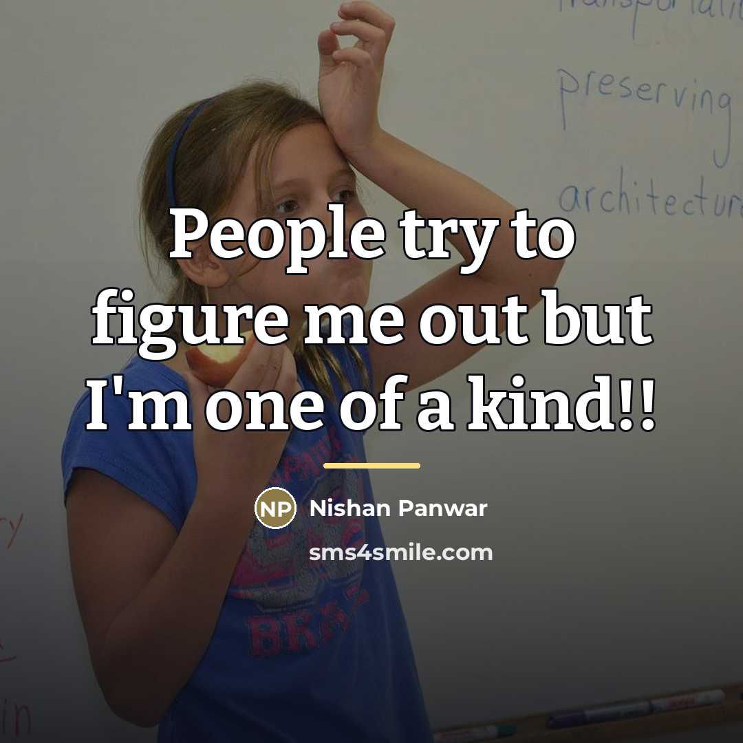 “People try to figure me out but I'm one of…” quote by Nishan Panwar