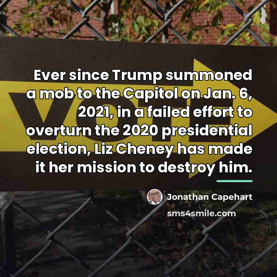 “Ever since Trump summoned a mob to the Capitol on…” quote by Jonathan Capehart
