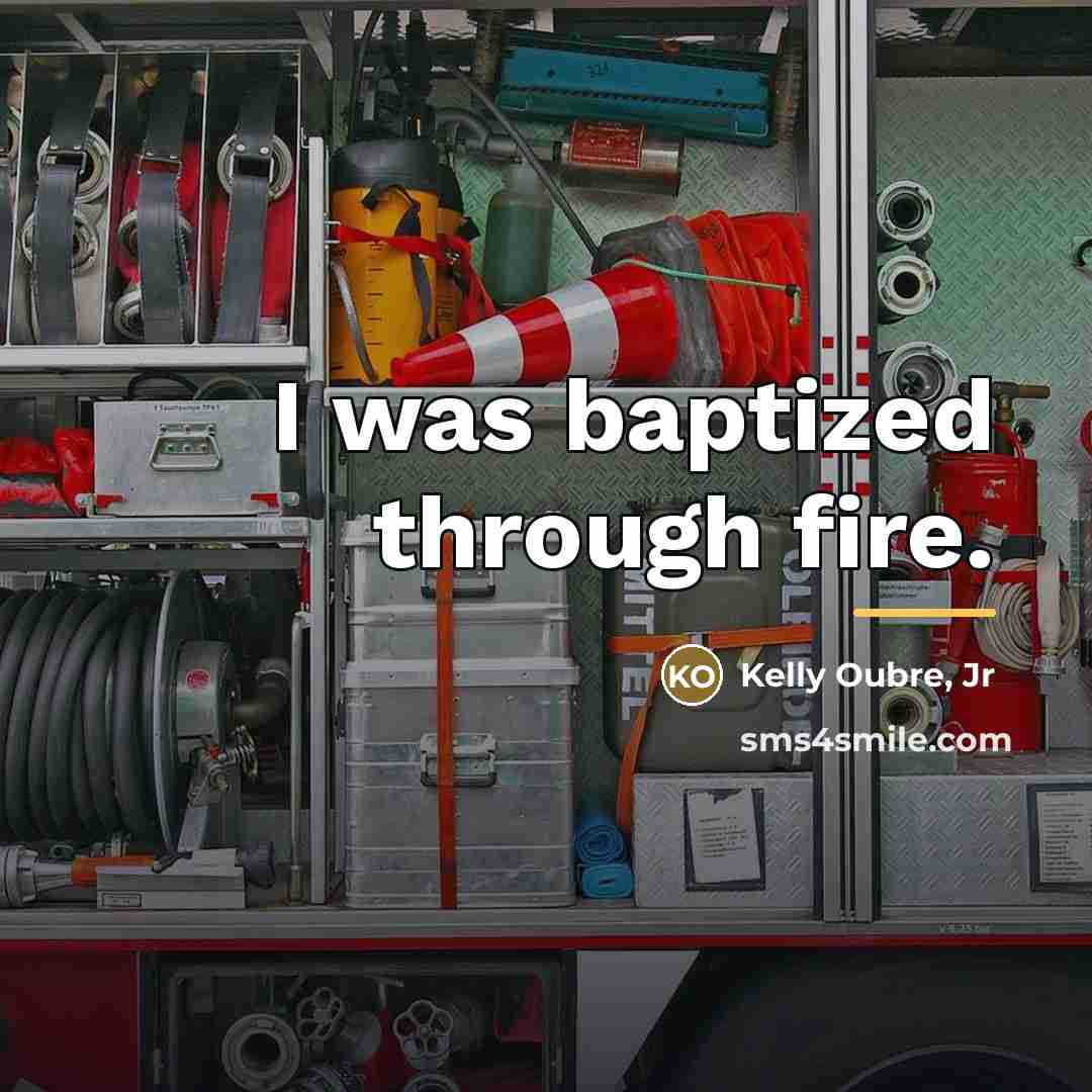 “I was baptized through fire.…” quote by Kelly Oubre, Jr