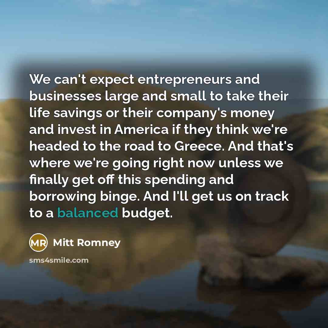 “We can't expect entrepreneurs and businesses large and small to…” quote by Mitt Romney