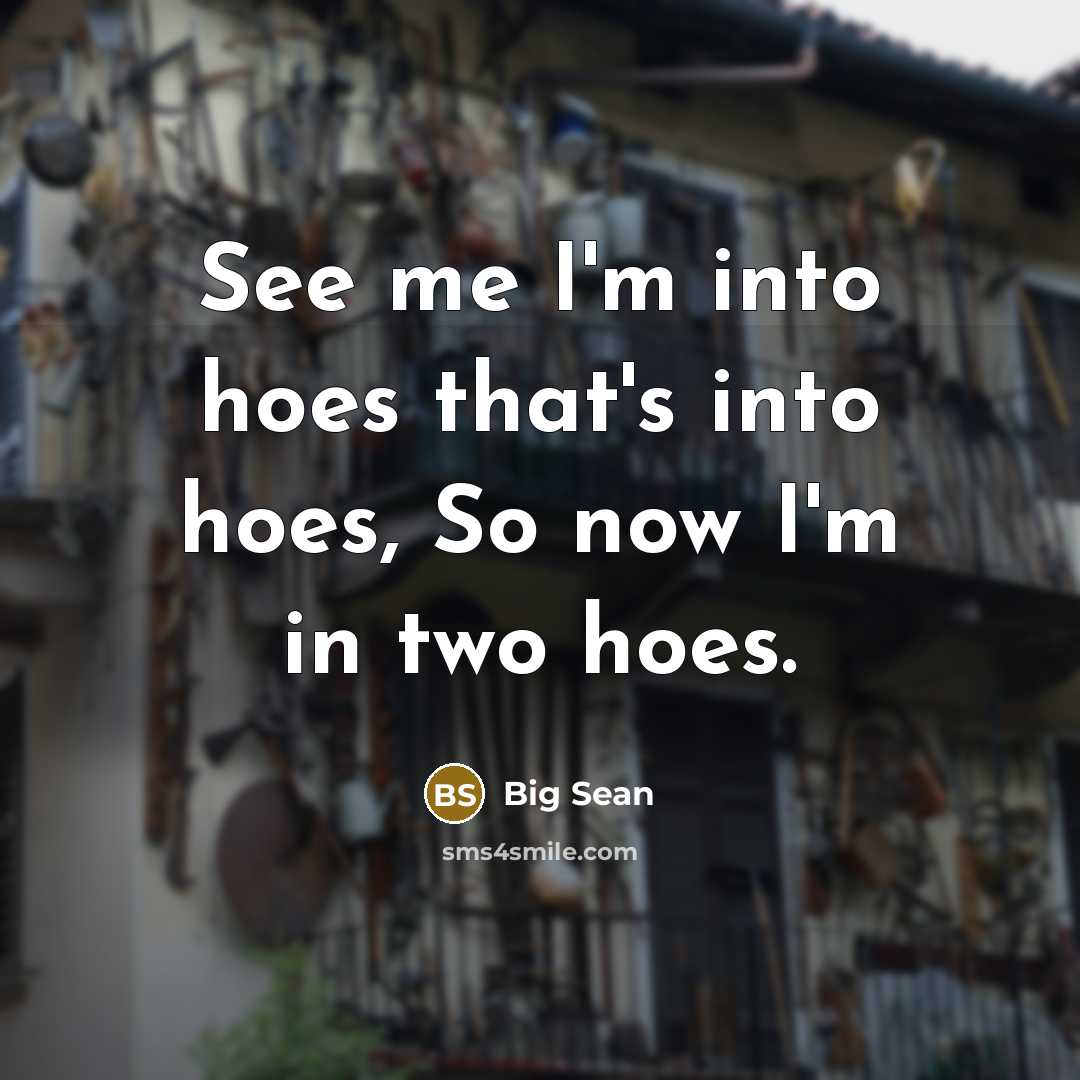 “See me I'm into hoes that's into hoes, So now…” quote by Big Sean
