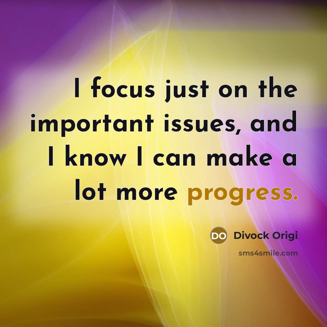 “I focus just on the important issues, and I know…” quote by Divock Origi