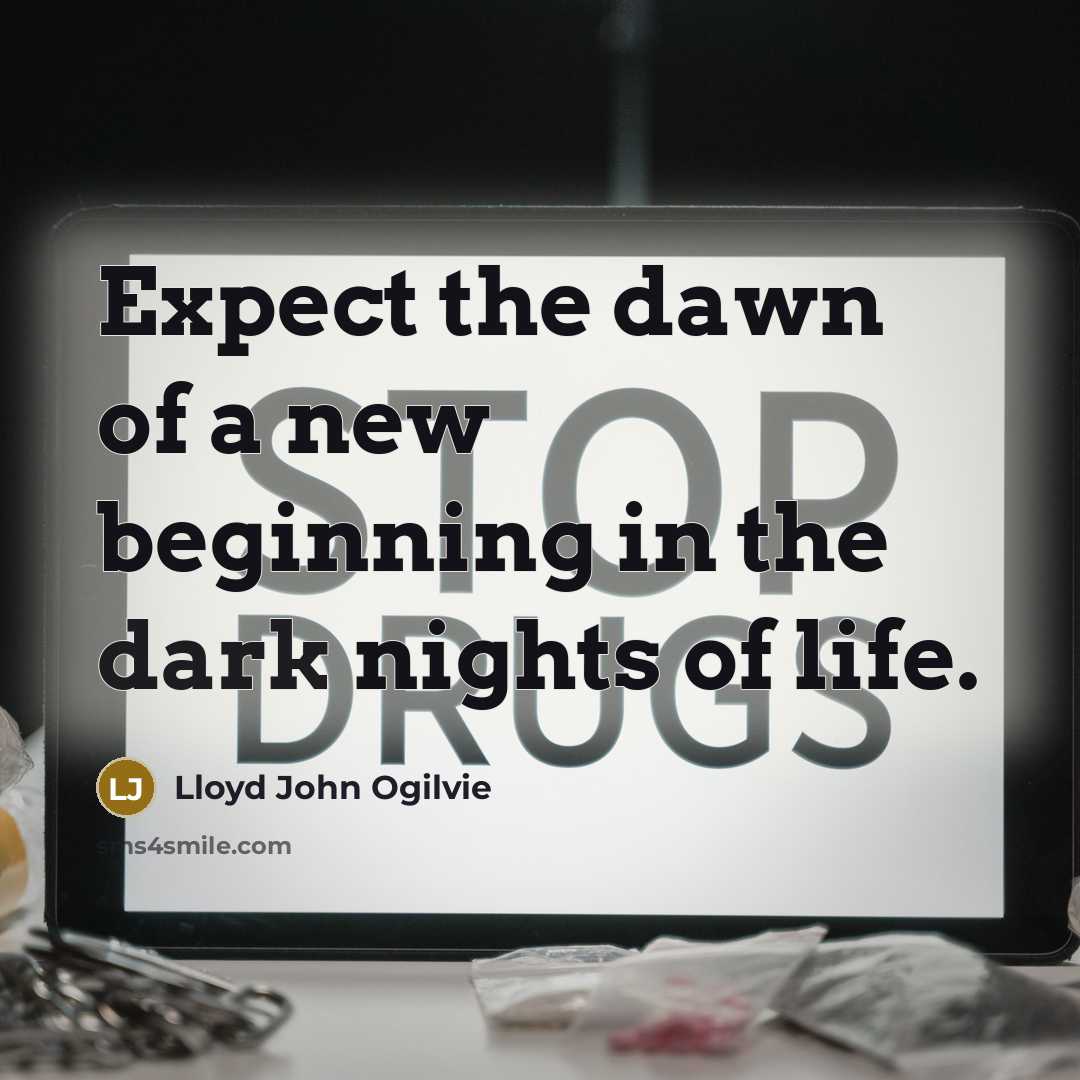 “Expect the dawn of a new beginning in the dark…” quote by Lloyd John Ogilvie