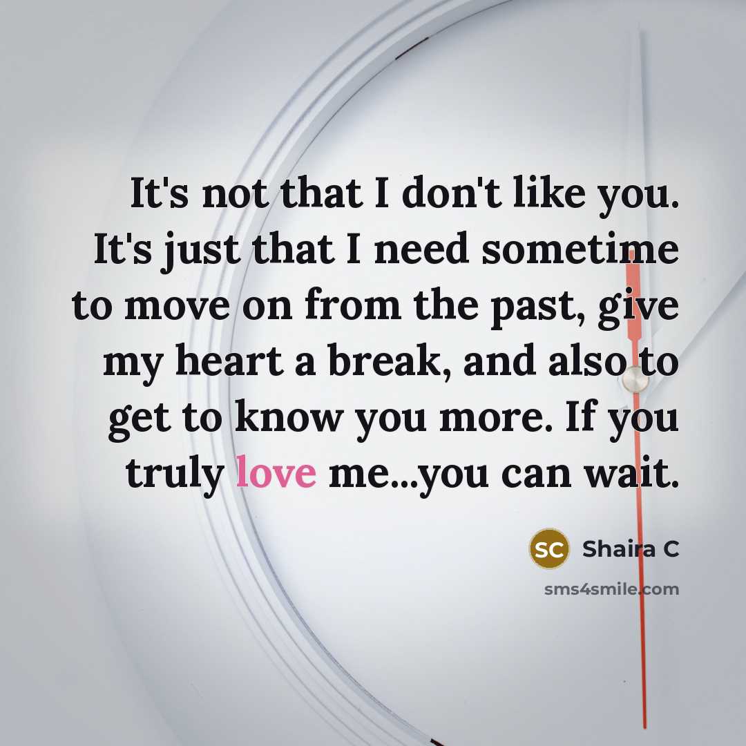 “It's not that I don't like you. It's just that…” quote by Shaira C