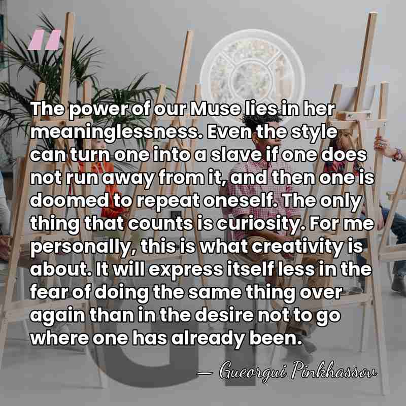 The power of our Muse lies in her meaninglessness. Even the style&hellip; - Gueorgui Pinkhassov