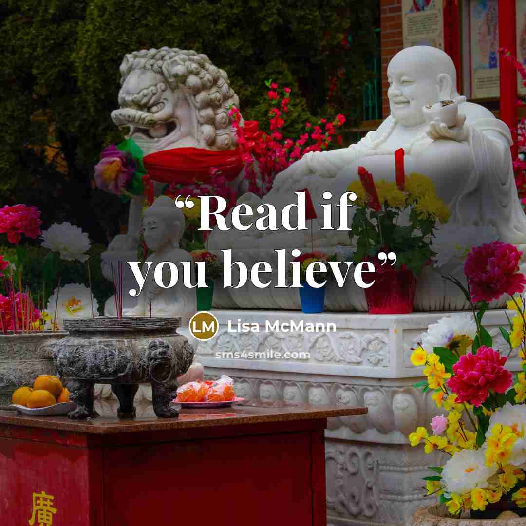 “Read if you believe” quote by Lisa McMann
