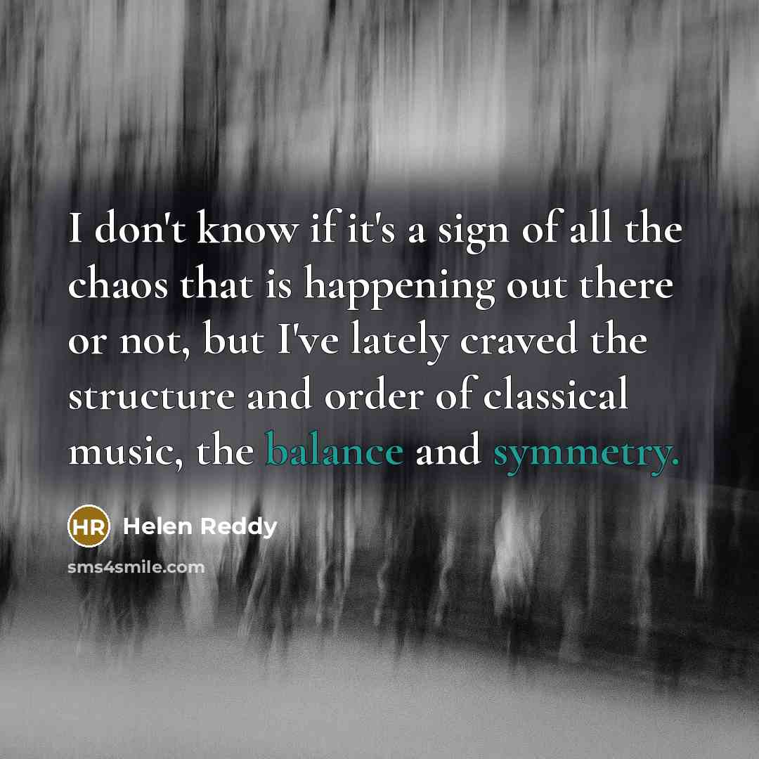 “I don't know if it's a sign of all the…” quote by Helen Reddy