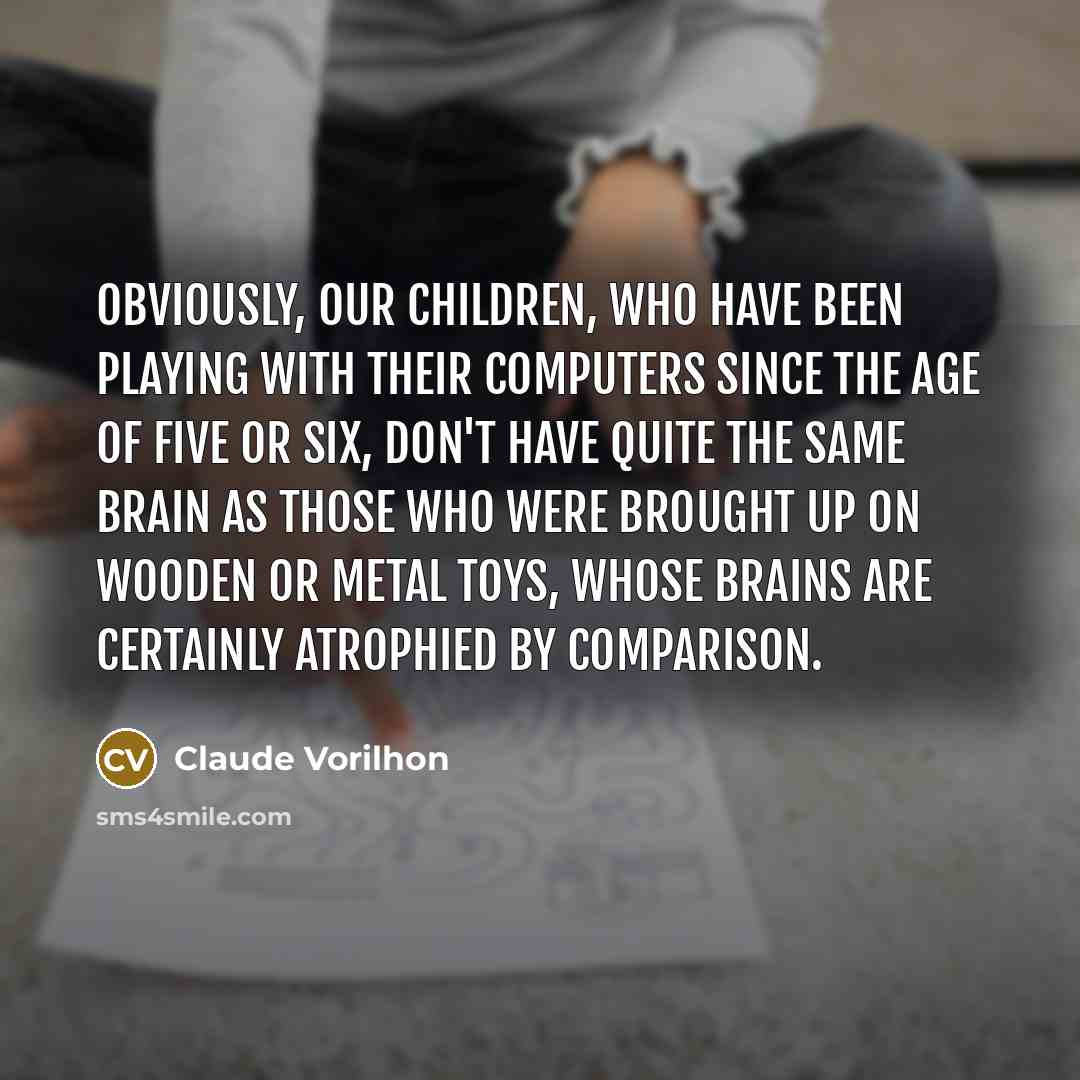 “Obviously, our children, who have been playing with their computers…” quote by Claude Vorilhon